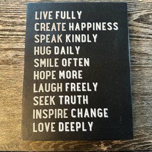 Motivational Quote Canvas - 8x6